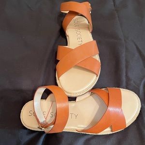 Sole Society sandals worn once.